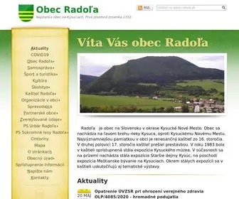 Radola.sk(Radoľa) Screenshot