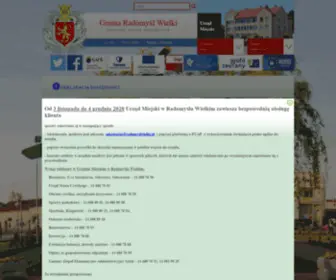 Radomyslwielki.pl(Gmina Radomyśl Wielki) Screenshot