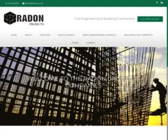 Radon.co.za(Construction Companies Civil Building) Screenshot