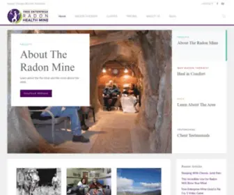 Radonmine.com(Radon Therapy Mine) Screenshot