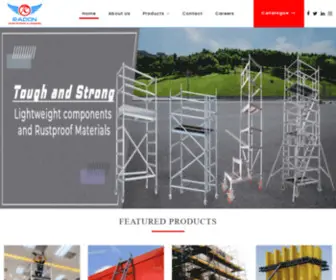 Radonscaffolding.com(Radon Scaffolding) Screenshot