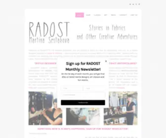 Radostbymartinasestakova.com(About) Screenshot