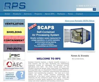 Radprosys.com(Portable HEPA Vent Unit) Screenshot