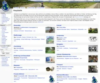 Radreise-Wiki.de(Hauptseite) Screenshot