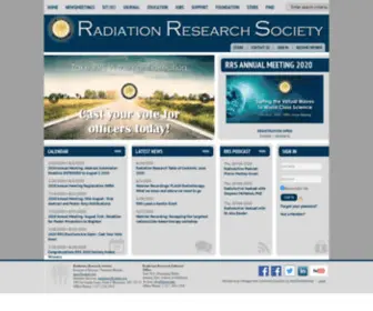 Radres.org(Radiation Research Society (RADRES)) Screenshot