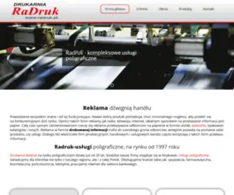 Radruk.com(Usługi poligraficzne) Screenshot