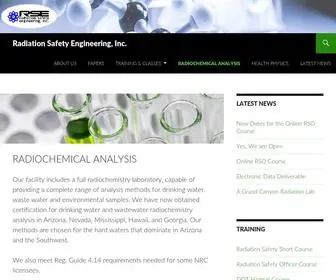 Radsafe.com(Radiation Safety Engineering) Screenshot