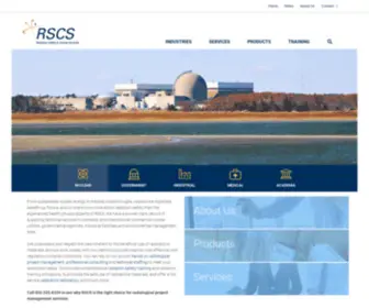 Radsafety.com(Radiation Safety & Control Services (RSCS)) Screenshot