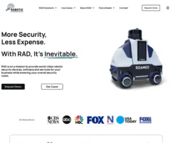 Radsecurity.com(Robotic Assistance Devices) Screenshot