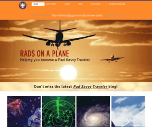 Radsonaplane.com(Rads on a Plane) Screenshot