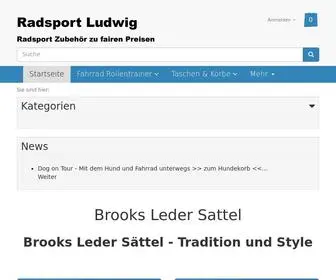 Radsport-Ludwig.de(Klickfix Racktime Fahrradtaschen Brooks Sattel preiswert kaufen) Screenshot