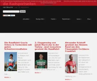 Radsportseiten.net(Die Radsportseiten) Screenshot