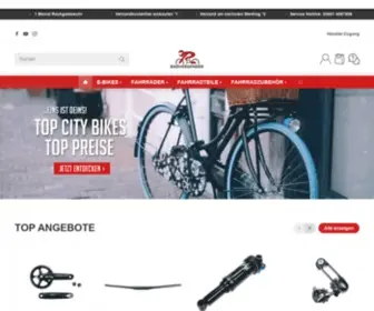 Radversender.de(Online Shop) Screenshot
