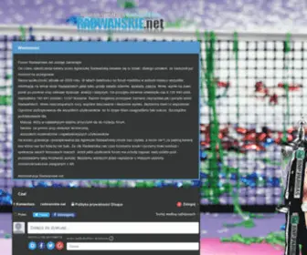 Radwanskie.net(Agnieszka i Urszula Radwańska) Screenshot