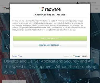 Radware.com(DDoS Services) Screenshot