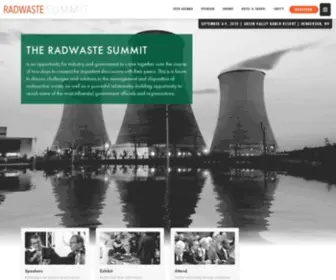 Radwastesummit.com(The RadWaste Summit) Screenshot