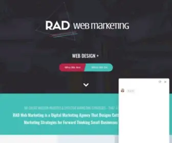 Radwebmarketing.com(Petaluma web design and digital marketing agency) Screenshot
