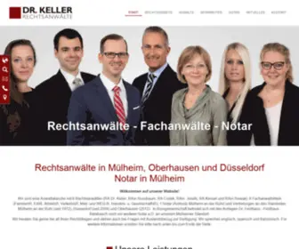 Rae-Drkeller.de(Rechtsanwalt Mülheim) Screenshot