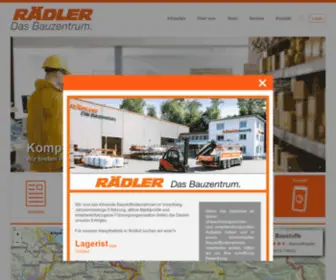 Raedler-Baustoffe.at(August Rädler GmbH) Screenshot