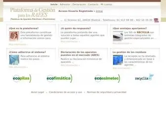 Raee-Asimelec.es(Plataforma) Screenshot