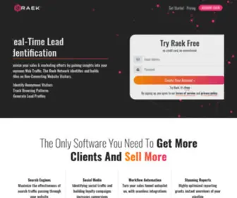 Raekdata.com(Collect, organize and utilize first-party data) Screenshot