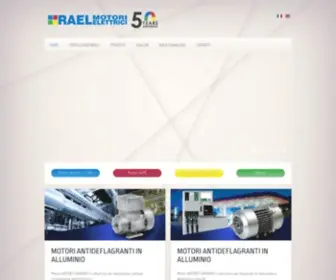 Raelsrl.com(Motori per aspirazione) Screenshot