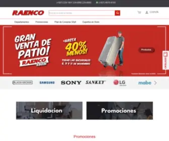 Raenco.com(Aires acondicionado) Screenshot