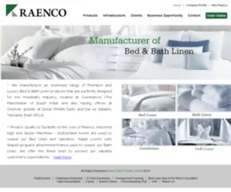 Raencomills.com(Micro Cotton Linen) Screenshot