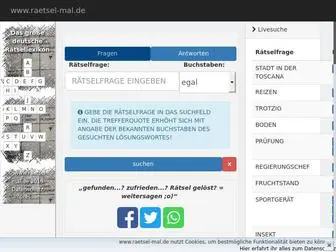 Raetsel-Mal.de(Rätsel mal) Screenshot