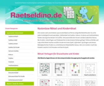 Raetseldino.de(Rätsel) Screenshot
