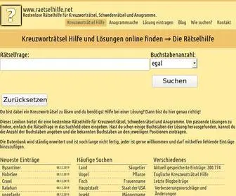 Raetselhilfe.net(Kreuzworträtsel) Screenshot