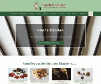 Raeucherguru.info(Umfassender Räucherwerk) Screenshot