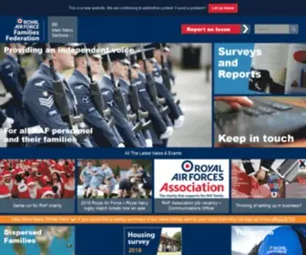 Raf-FF.org.uk(RAF Families Federation) Screenshot