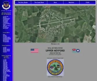 Raf-Upper-Heyford.org(RAF Upper Heyford) Screenshot