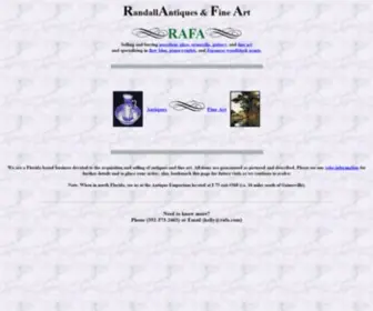 Rafa.com(Randall Antiques and Fine Art) Screenshot