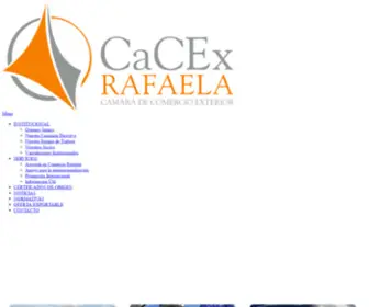 Rafaelaforexport.com.ar(CaCEx Rafaela) Screenshot