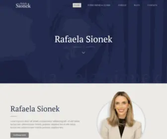 Rafaelasionek.com(Rafaela Sionek) Screenshot