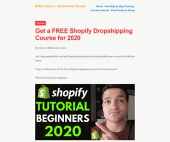 Rafaelcintronreview.com(Ecommerce Secrets) Screenshot