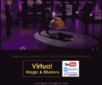 Rafaelmagic.com(Los Angeles Magician) Screenshot