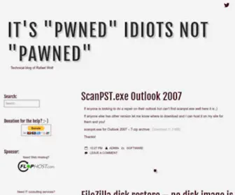 Rafaelwolf.com(Technical blog) Screenshot