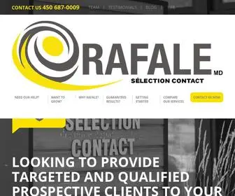 Rafaleselection.com(Prospection stratégique B2B) Screenshot