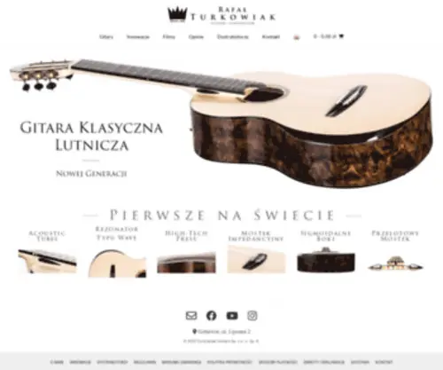 Rafalturkowiak.pl(Gitary lutnicze koncertowe) Screenshot