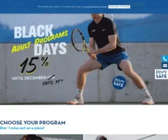 Rafanadalacademy.com(Academia de tenis en Mallorca) Screenshot