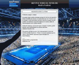 Rafapedia.com(Buscador de torneos) Screenshot