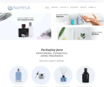 Rafesa.com(Packaging para perfumería y Cosmética) Screenshot