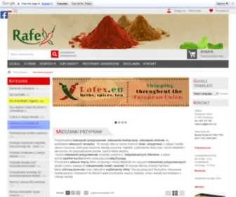 Rafex.eu(Hurtownia przypraw Rafex) Screenshot
