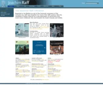 Raff.org(Joachim raff) Screenshot