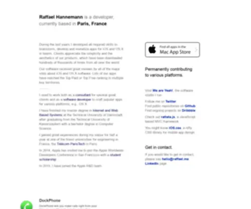 Raffael.me(Web-Design) Screenshot