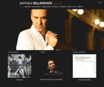 Raffaelebellafronte.it(Raffaele Bellafronte Italian Composer) Screenshot