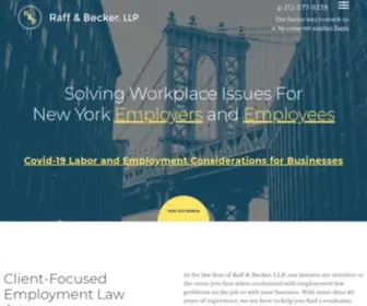 Raffbecker.com(Law firm) Screenshot